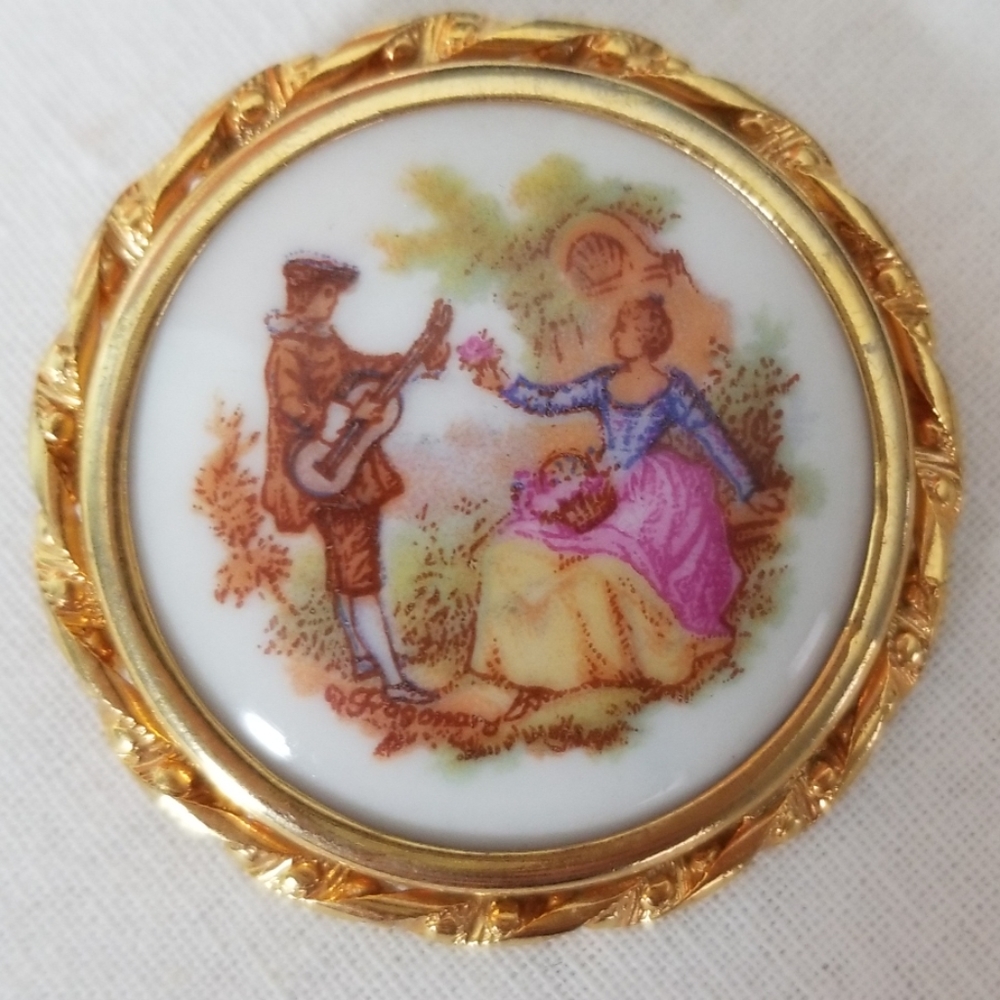 Vintage Limoges Made in France Brooch